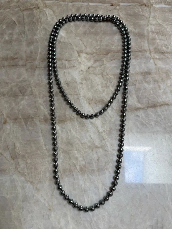Majorica Continuous Tahitian Style Pearl Necklace - Picture 4 of 5